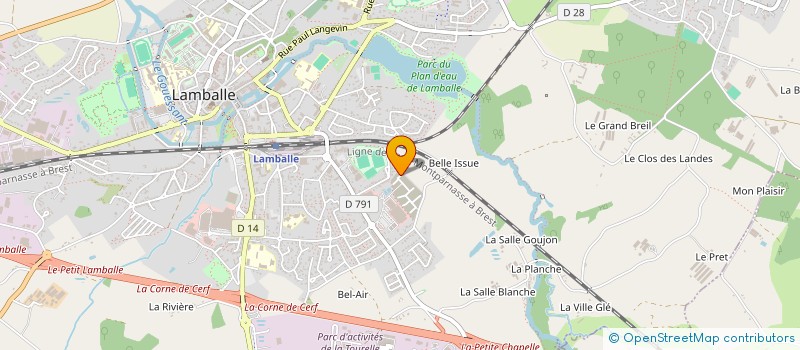 localisation de l'entreprise MADAME JOELLE LOXQ  LAMBALLE-ARMOR