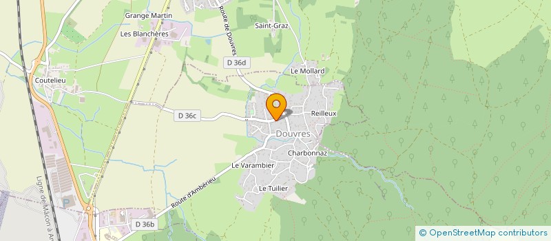 localisation de l'entreprise MADAME JOELLE MAILLARD  DOUVRES