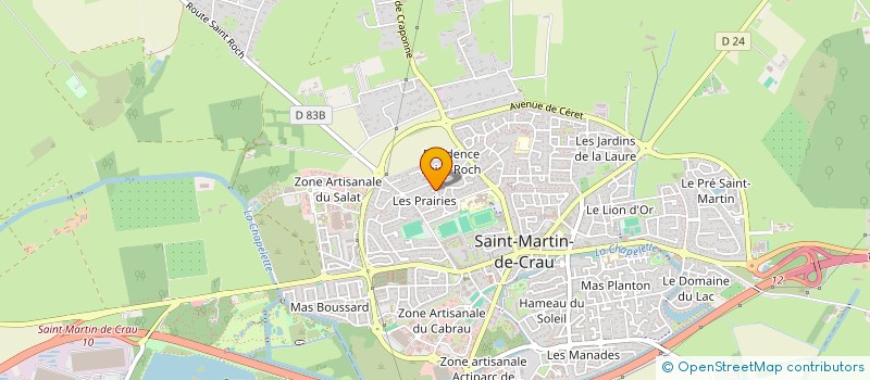 localisation de l'entreprise MADAME JOELLE MAISONNET à SAINT-MARTIN-DE-CRAU