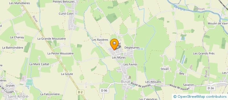 localisation de l'entreprise MADAME JOELLE MAITRE à BIZIAT