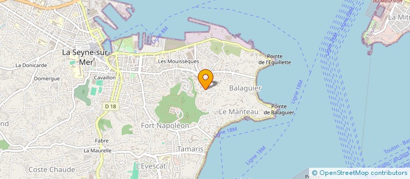 localisation de l'entreprise MADAME JOELLE MALTETE à LA SEYNE SUR MER