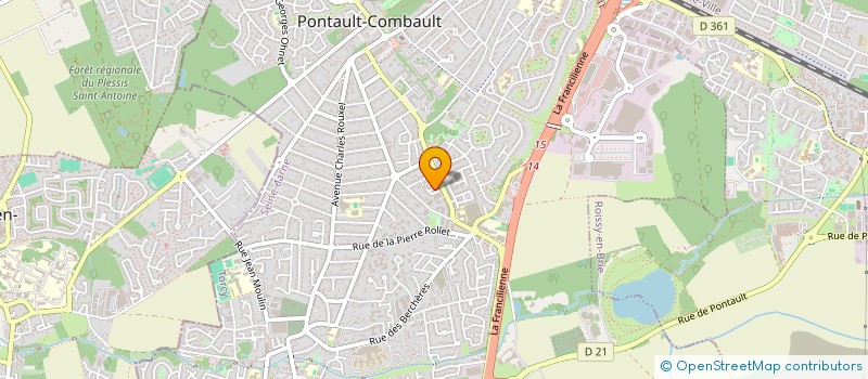 localisation de l'entreprise MADAME JOELLE MARCEAU à PONTAULT-COMBAULT