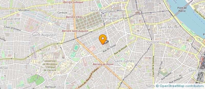 localisation de l'entreprise MADAME JOELLE MARCOS  BORDEAUX