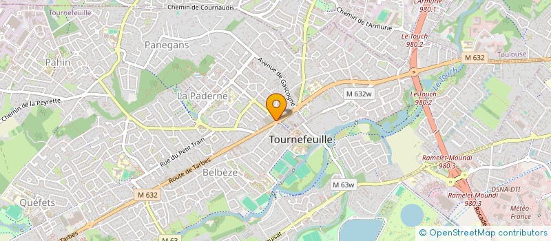 localisation de l'entreprise MADAME JOELLE MARQUIER à TOURNEFEUILLE