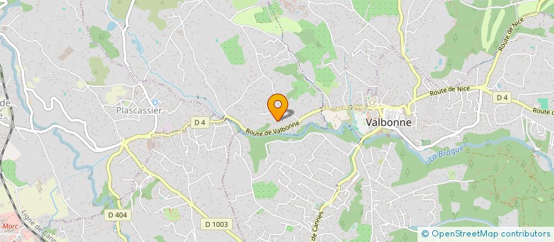 localisation de l'entreprise MADAME JOELLE MARRE  CHATEAUNEUF-GRASSE