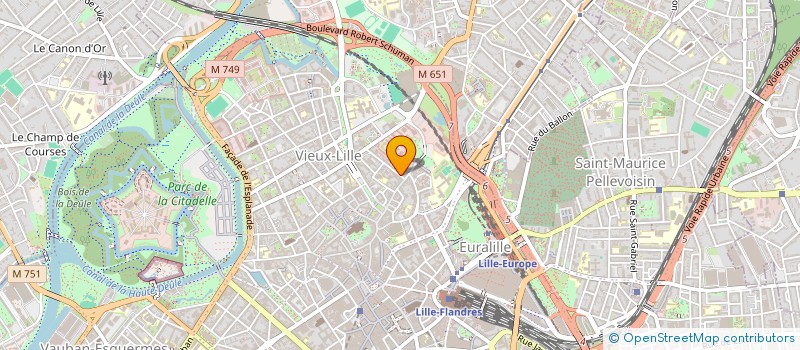 localisation de l'entreprise MADAME JOELLE MARTEAU à LILLE