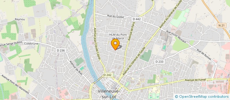 localisation de l'entreprise MADAME JOELLE MARTINEAU à VILLENEUVE-SUR-LOT