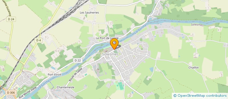 localisation de l'entreprise MADAME JOELLE MARTINEAU  SOLESMES