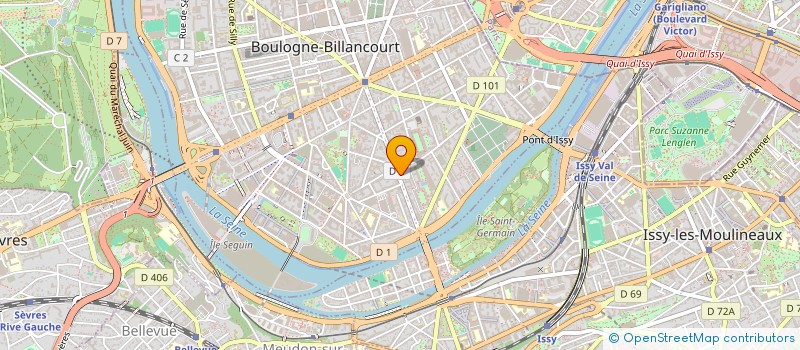 localisation de l'entreprise MADAME JOELLE MARYSE MONTFORT à BOULOGNE-BILLANCOURT