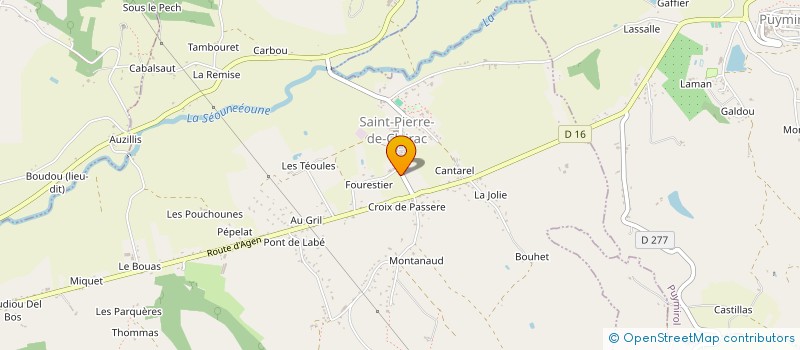 localisation de l'entreprise MADAME JOELLE MASSIP  SAINT-ROMAIN-LE-NOBLE