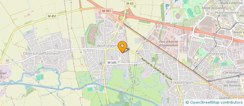 localisation de l'entreprise MADAME JOELLE MASTIO  WOLFISHEIM