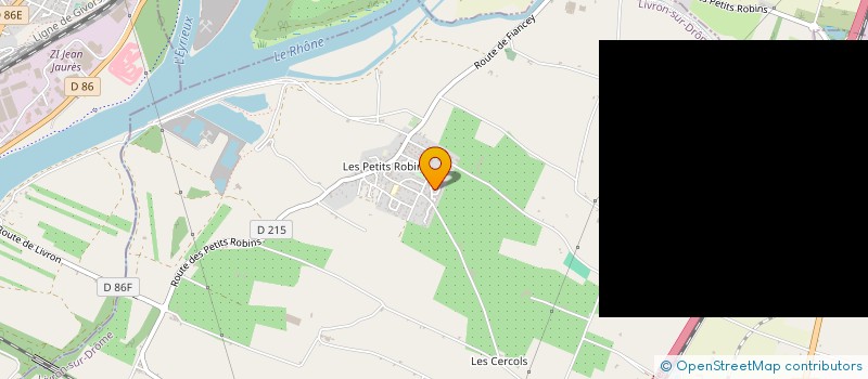 localisation de l'entreprise MADAME JOELLE MAUGE  LIVRON SUR DROME