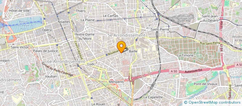 localisation de l'entreprise MADAME JOELLE MEISSIMILLY à MARSEILLE