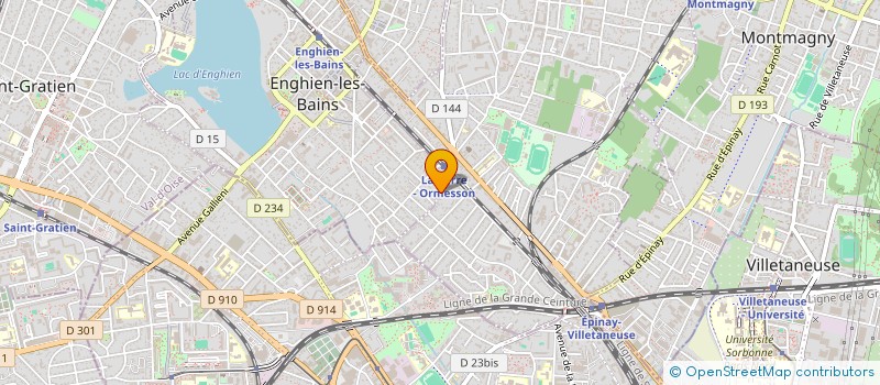 localisation de l'entreprise MADAME JOELLE MERET à ENGHIEN-LES-BAINS