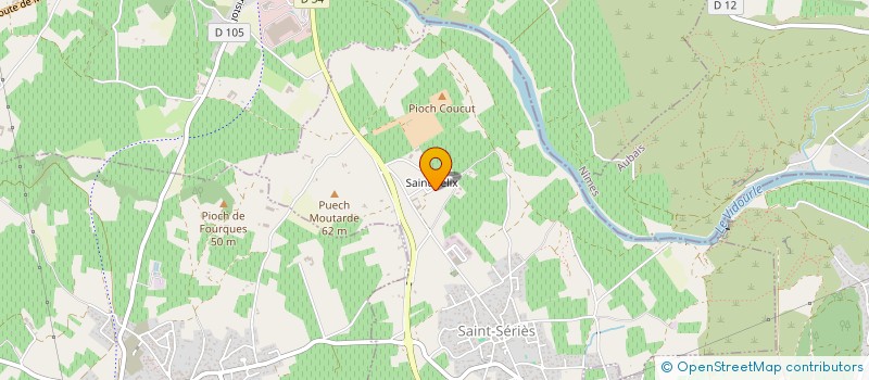 localisation de l'entreprise MADAME JOELLE MICHEL  SAINT-SERIES