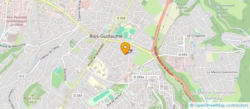 localisation de l'entreprise MADAME JOELLE MILLET à BOIS-GUILLAUME