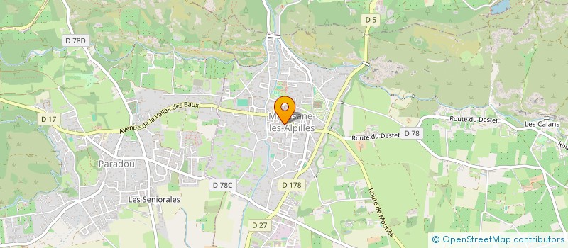 localisation de l'entreprise MADAME JOELLE MOGICA à MAUSSANE-LES-ALPILLES
