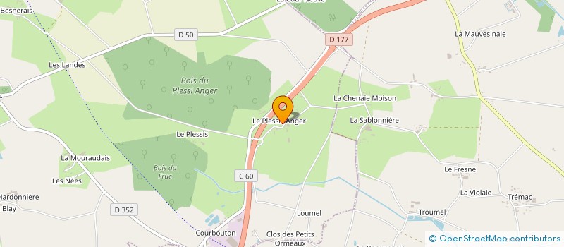 localisation de l'entreprise MADAME JOELLE MOISON à LIEURON
