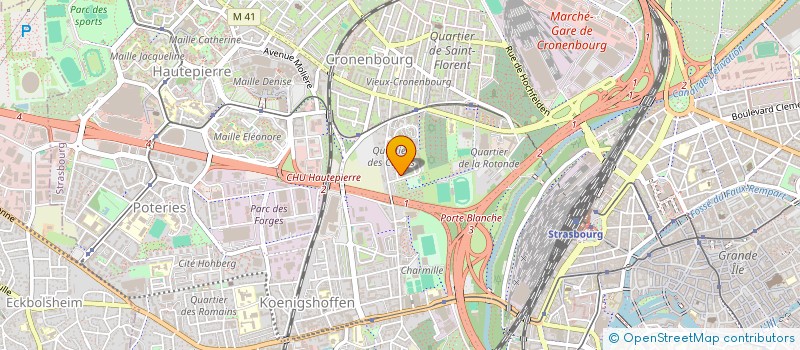 localisation de l'entreprise MADAME JOELLE MOLL à STRASBOURG