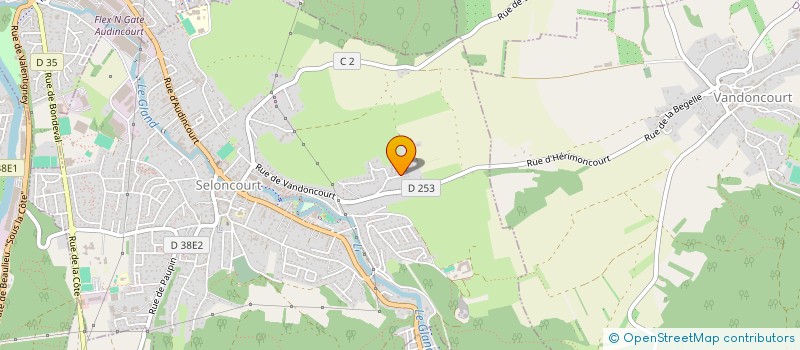 localisation de l'entreprise MADAME JOELLE MONNOT  SELONCOURT