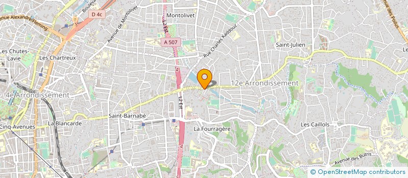 localisation de l'entreprise MADAME JOELLE MONTEL à MARSEILLE