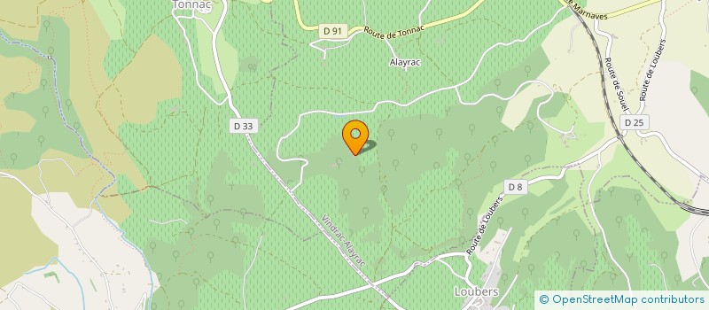 localisation de l'entreprise MADAME JOELLE MONTET  VINDRAC-ALAYRAC