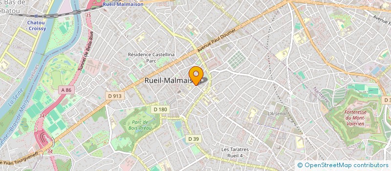 localisation de l'entreprise MADAME JOELLE MOORGHEN à RUEIL-MALMAISON