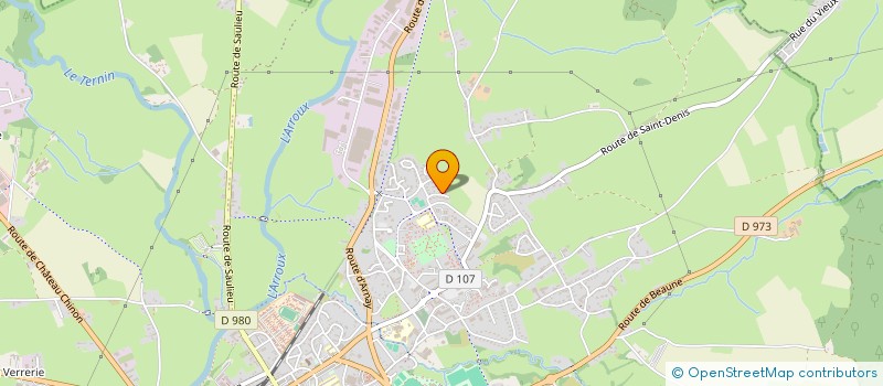 localisation de l'entreprise MADAME JOELLE MOREL  AUTUN