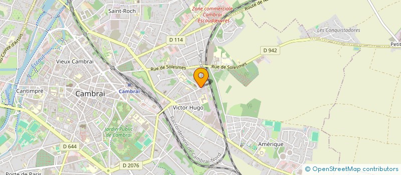 localisation de l'entreprise MADAME JOELLE MORELLE à CAMBRAI