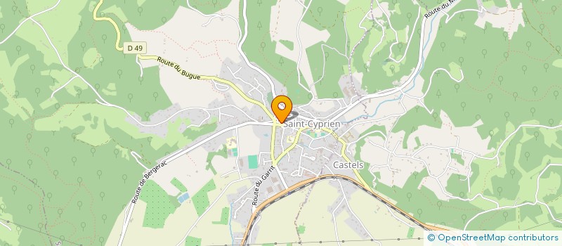 localisation de l'entreprise MADAME JOELLE MORINAUD à SAINT-CYPRIEN