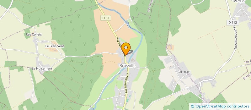 localisation de l'entreprise MADAME JOELLE MORTIER  BROSVILLE