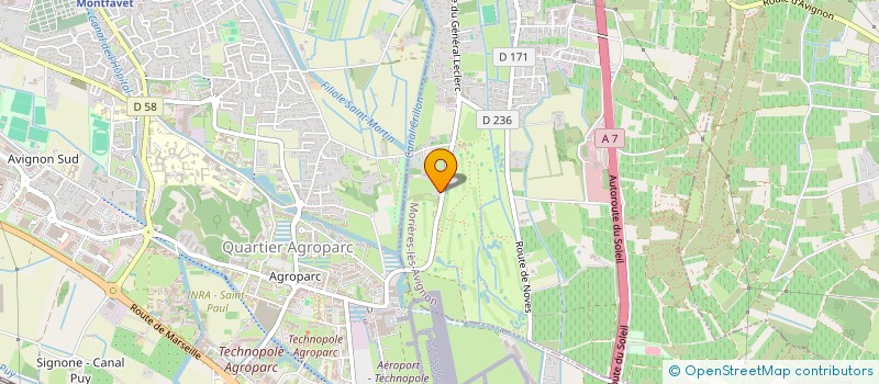 localisation de l'entreprise MADAME JOELLE MOSCHELLI  CHATEAUNEUF-DE-GADAGNE