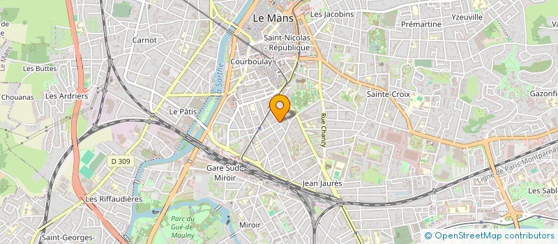 localisation de l'entreprise MADAME JOELLE MOUILLARD à LE MANS