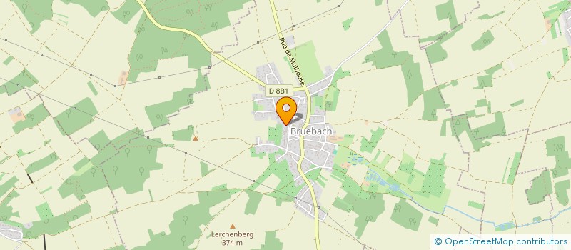 localisation de l'entreprise MADAME JOELLE MULHAUPT  BRUEBACH