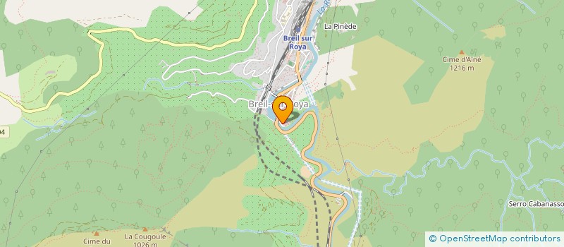 localisation de l'entreprise MADAME JOELLE MURATORE  BREIL-SUR-ROYA