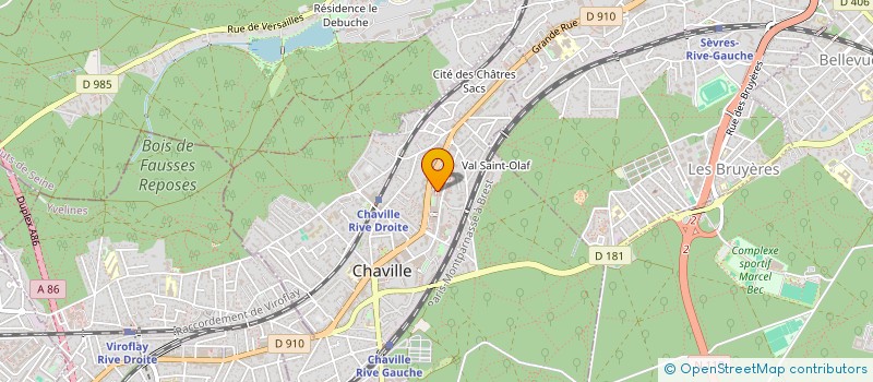localisation de l'entreprise MADAME JOELLE NASSEAU à CHAVILLE
