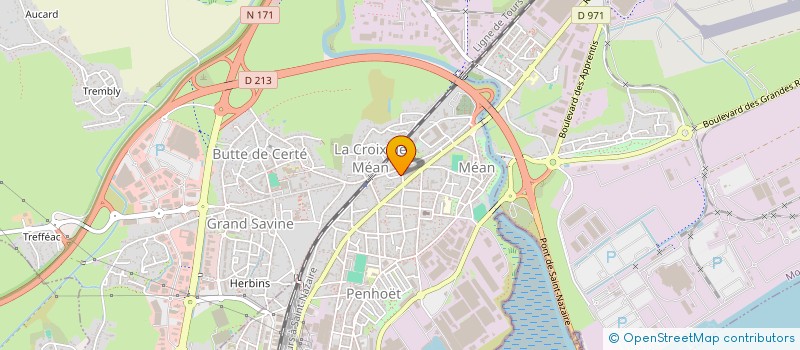 localisation de l'entreprise MADAME JOELLE NASSIET  SAINT-NAZAIRE