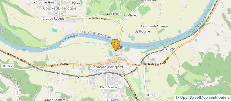 localisation de l'entreprise MADAME JOELLE NEGRIER à SIORAC-EN-PERIGORD