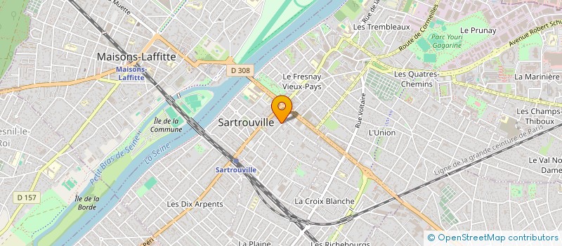 localisation de l'entreprise MADAME JOELLE NESSI  SARTROUVILLE