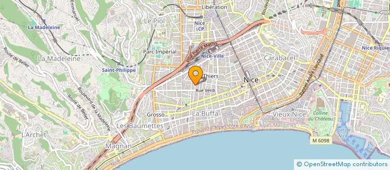 localisation de l'entreprise MADAME JOELLE OSPITAL à NICE