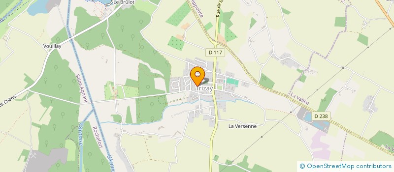 localisation de l'entreprise MADAME JOELLE PACAUD  TRIZAY