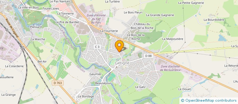 localisation de l'entreprise MADAME JOELLE PAPAIN à GETIGNE