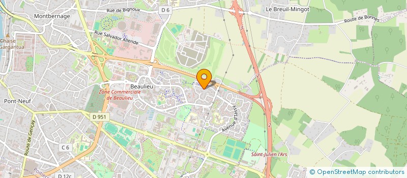 localisation de l'entreprise MADAME JOELLE PASCARD  POITIERS