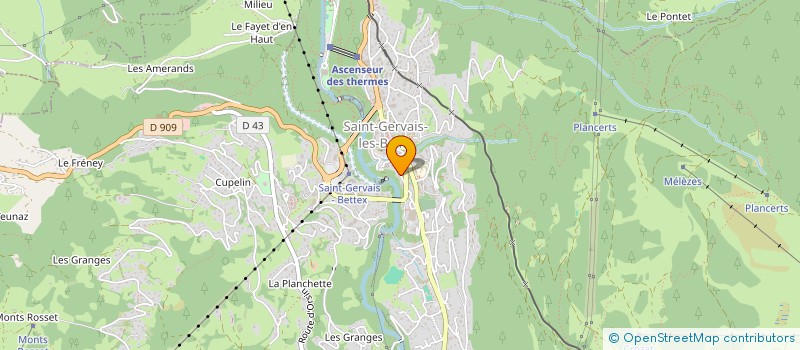 localisation de l'entreprise MADAME JOELLE PENAULT à SAINT-GERVAIS-LES-BAINS