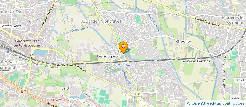 localisation de l'entreprise MADAME JOELLE PEREZ  AVIGNON