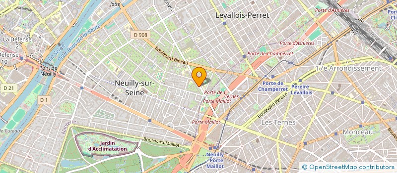localisation de l'entreprise MADAME JOELLE PEREZ à NEUILLY-SUR-SEINE