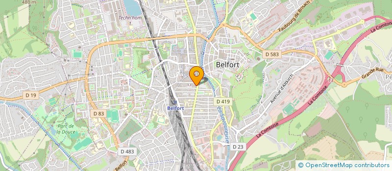 localisation de l'entreprise MADAME JOELLE PERNEY à BELFORT