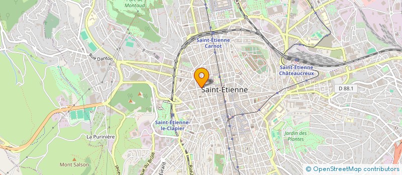 localisation de l'entreprise MADAME JOELLE PERRET à SAINT-ETIENNE