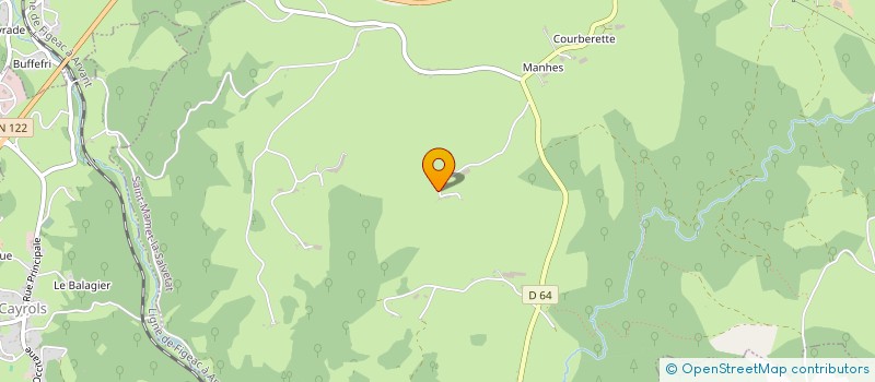 localisation de l'entreprise MADAME JOELLE PETEX à SAINT-MAMET-LA-SALVETAT
