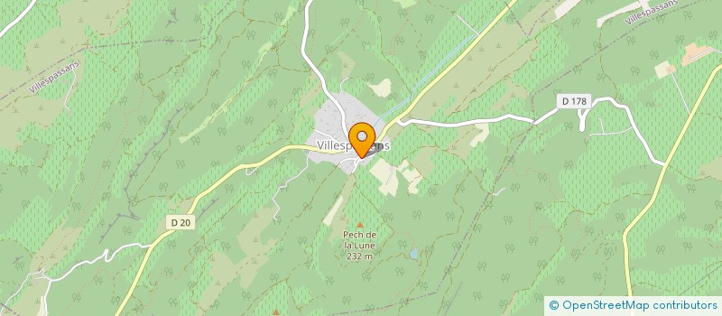 localisation de l'entreprise MADAME JOELLE PETIT  VILLESPASSANS